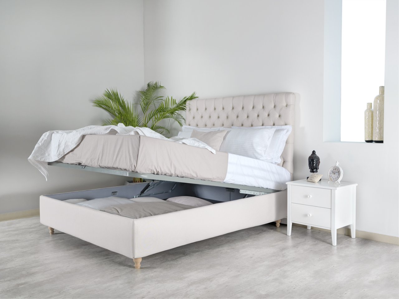 Κρεβάτι DIM με αποθηκευτικό χώρο 27cm.