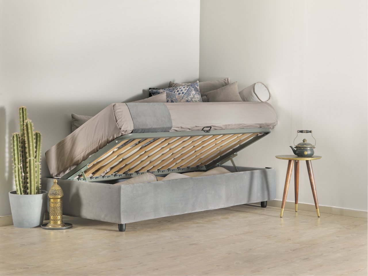 Κρεβάτι DIM με αποθηκευτικό χώρο 27cm.